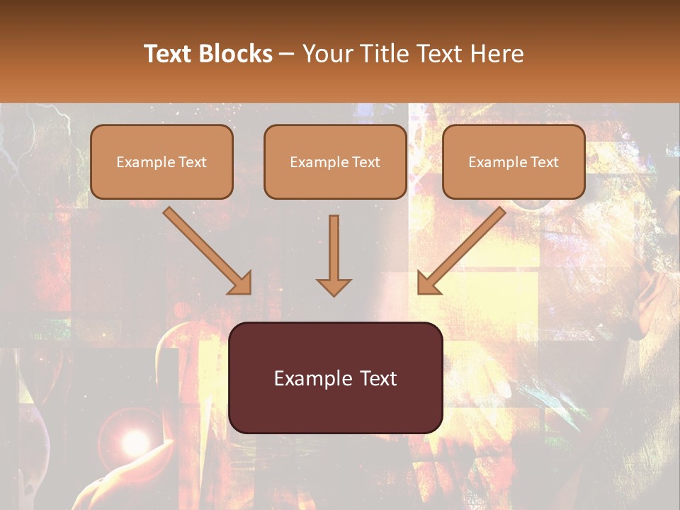 A Woman's Face Is Shown In A Collage Of Photos PowerPoint Template