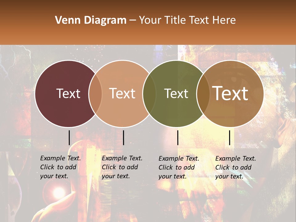 A Woman's Face Is Shown In A Collage Of Photos PowerPoint Template