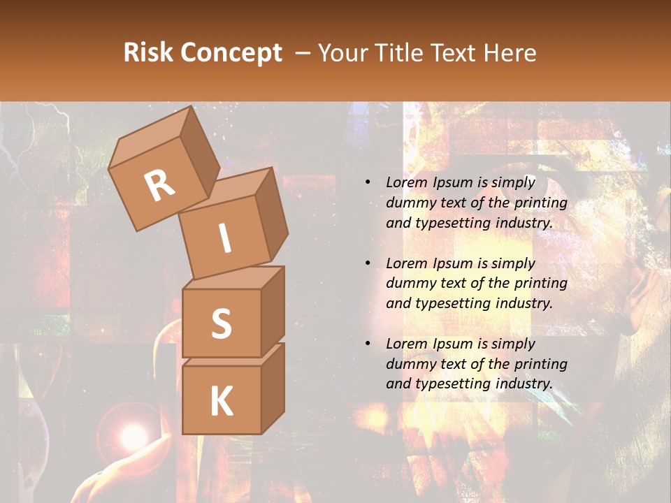 A Woman's Face Is Shown In A Collage Of Photos PowerPoint Template