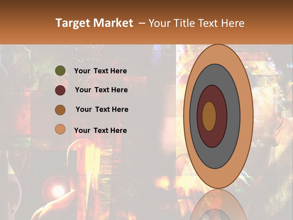 A Woman's Face Is Shown In A Collage Of Photos PowerPoint Template