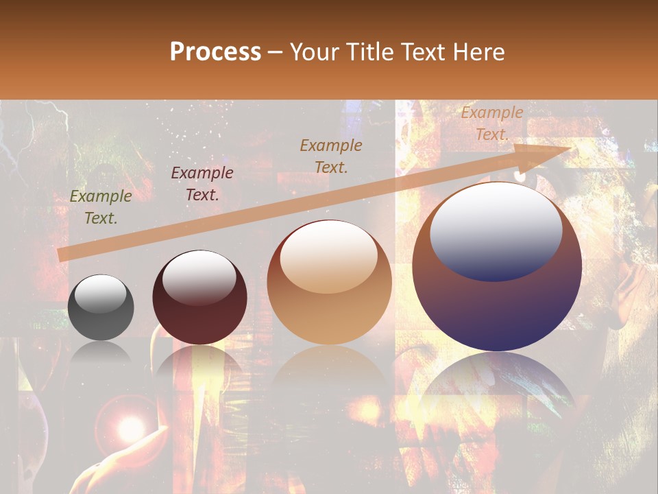 A Woman's Face Is Shown In A Collage Of Photos PowerPoint Template