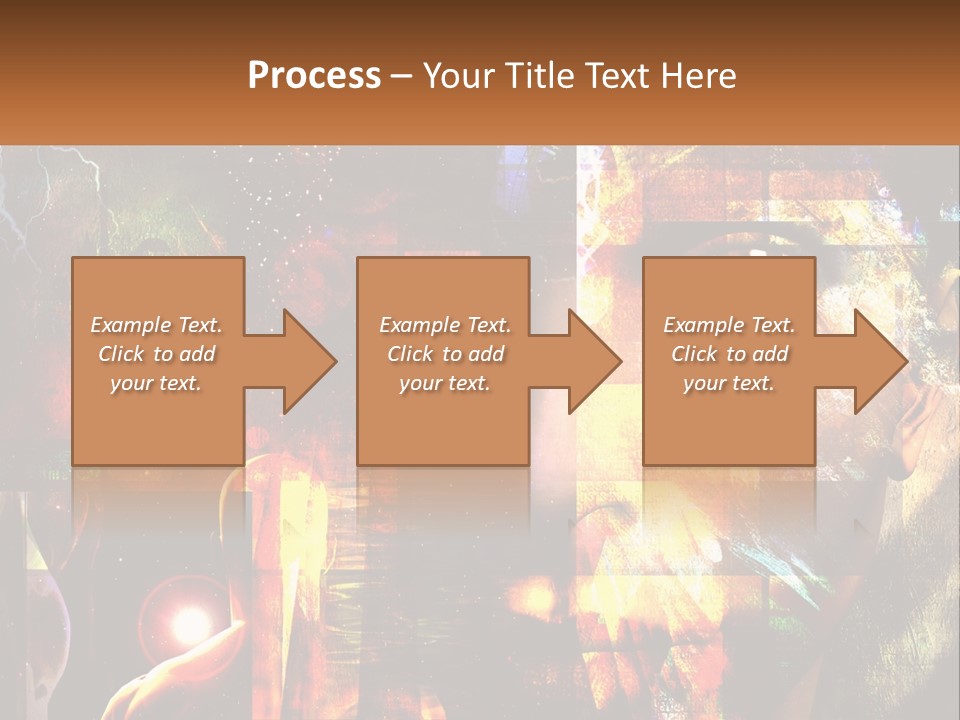 A Woman's Face Is Shown In A Collage Of Photos PowerPoint Template