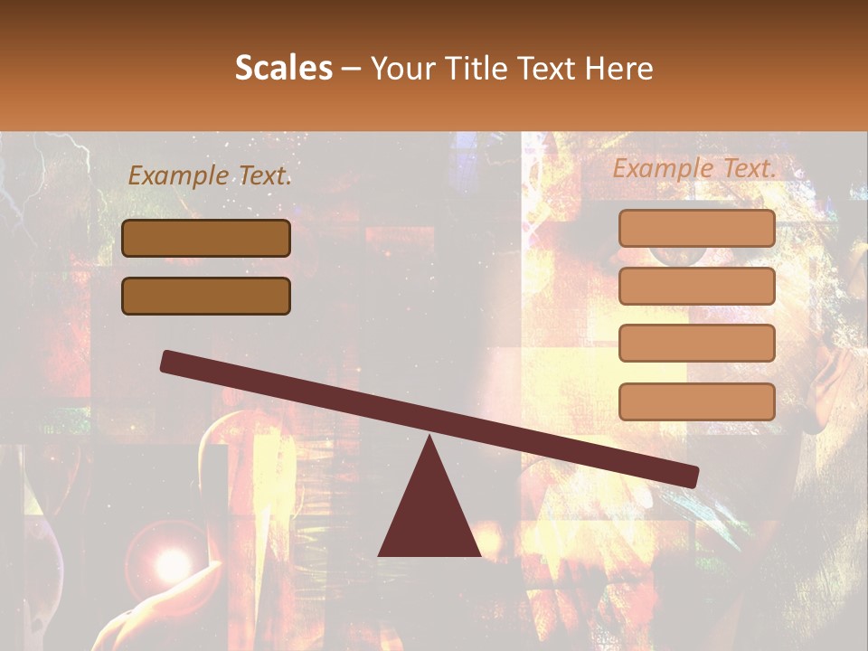 A Woman's Face Is Shown In A Collage Of Photos PowerPoint Template