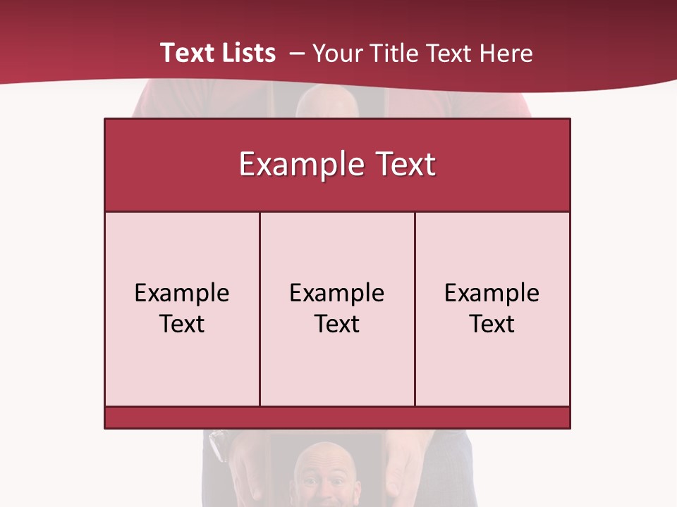 A Man Is Holding A Box With Photos On It PowerPoint Template