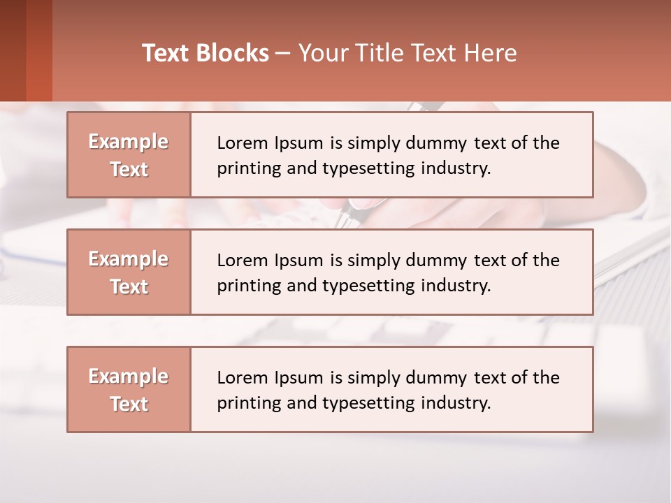 A Person Writing On A Piece Of Paper With A Pen PowerPoint Template