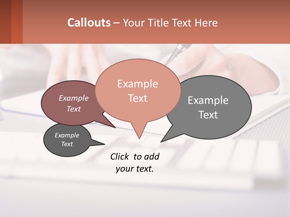 A Person Writing On A Piece Of Paper With A Pen PowerPoint Template