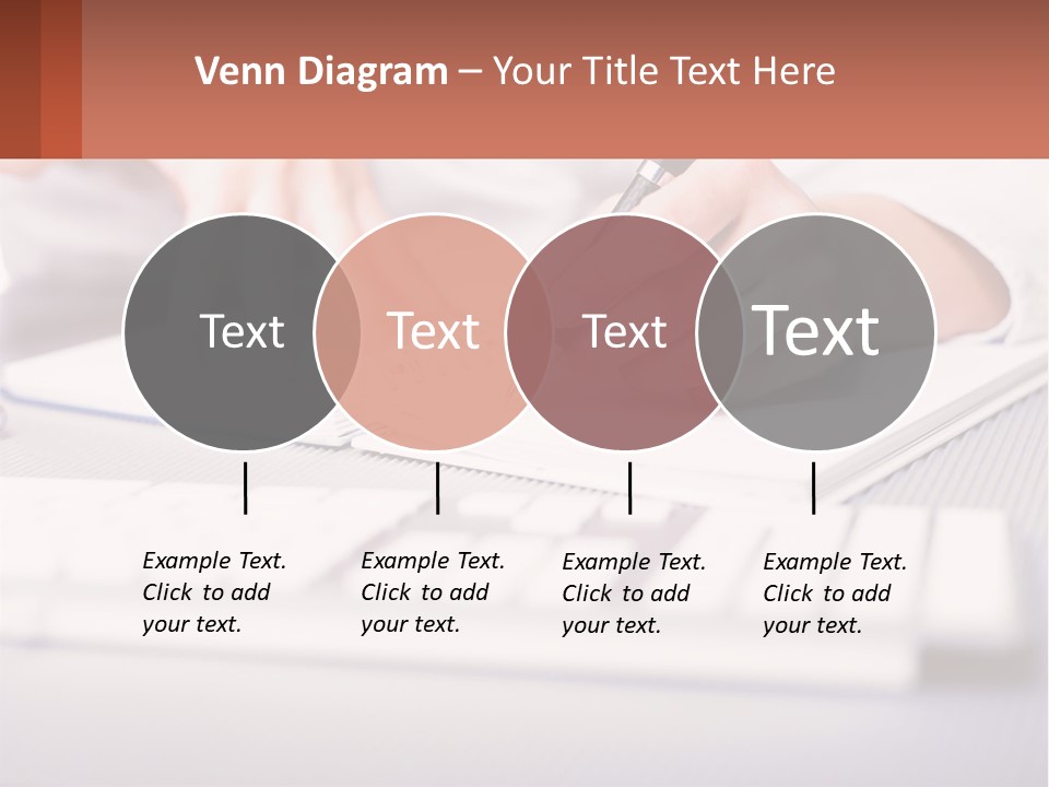 A Person Writing On A Piece Of Paper With A Pen PowerPoint Template