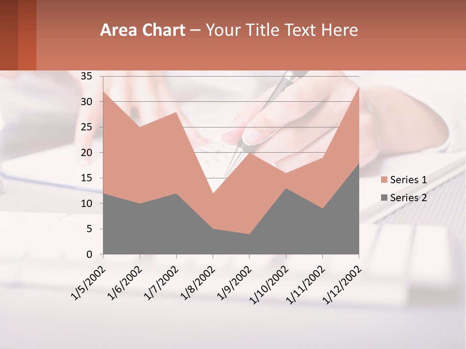 A Person Writing On A Piece Of Paper With A Pen PowerPoint Template