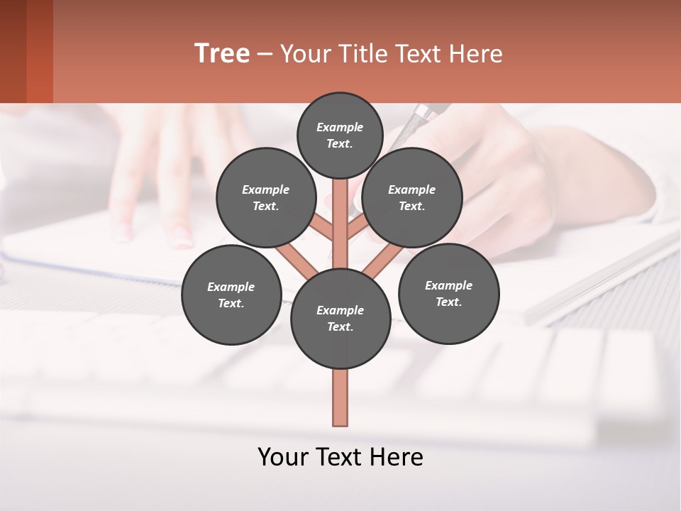 A Person Writing On A Piece Of Paper With A Pen PowerPoint Template