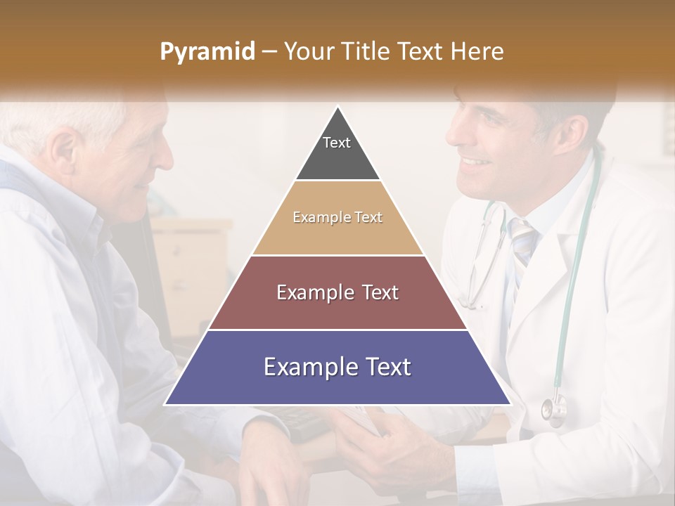 A Doctor Talking To A Patient In His Office PowerPoint Template