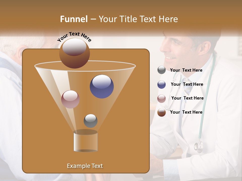 A Doctor Talking To A Patient In His Office PowerPoint Template
