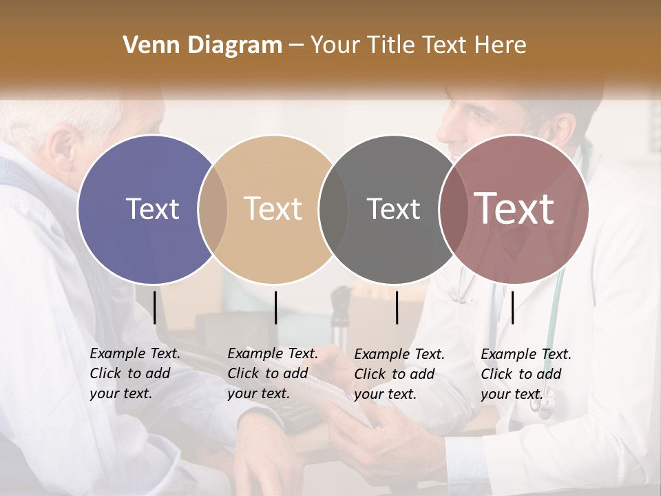 A Doctor Talking To A Patient In His Office PowerPoint Template