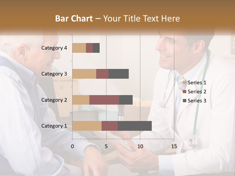 A Doctor Talking To A Patient In His Office PowerPoint Template