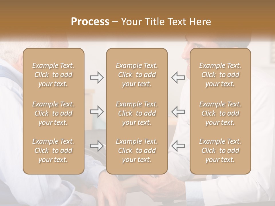A Doctor Talking To A Patient In His Office PowerPoint Template