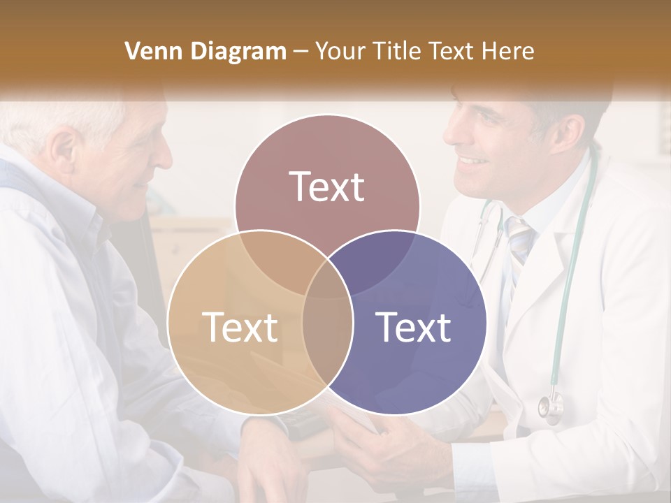 A Doctor Talking To A Patient In His Office PowerPoint Template