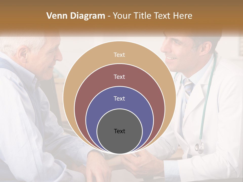 A Doctor Talking To A Patient In His Office PowerPoint Template