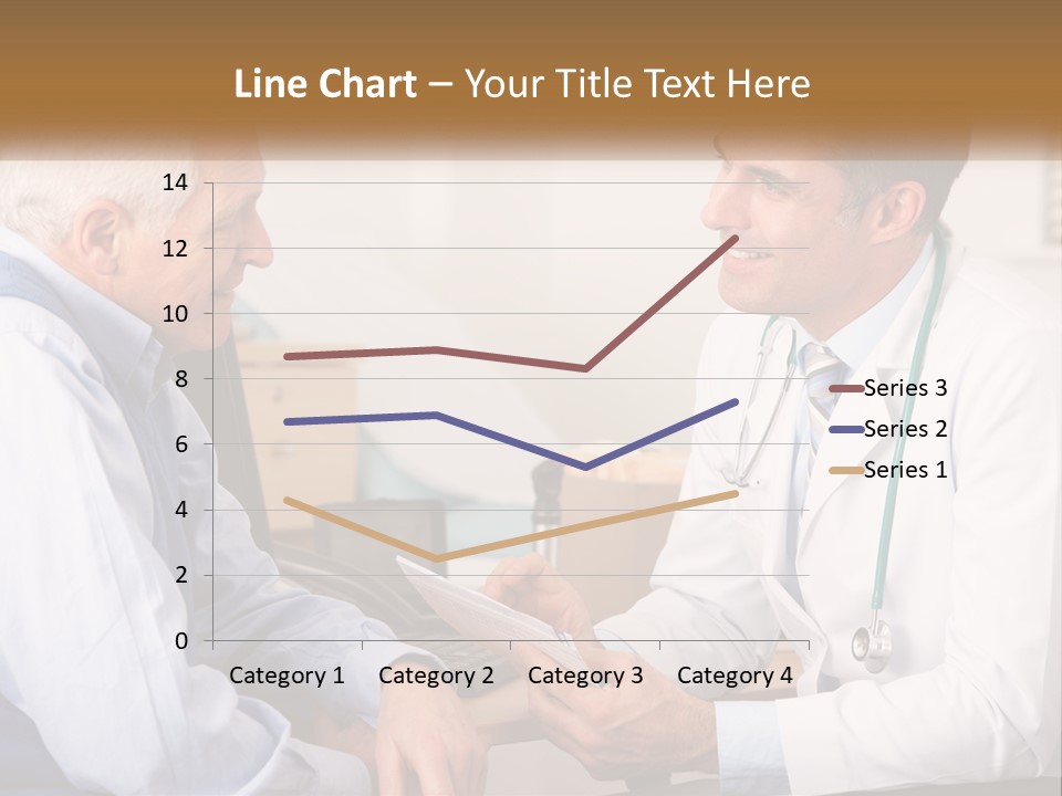 A Doctor Talking To A Patient In His Office PowerPoint Template