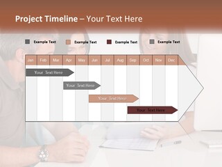 A Group Of Doctors Looking At A Computer Screen PowerPoint Template