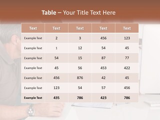 A Group Of Doctors Looking At A Computer Screen PowerPoint Template