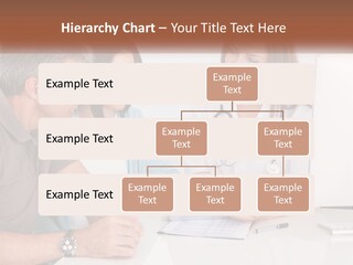 A Group Of Doctors Looking At A Computer Screen PowerPoint Template