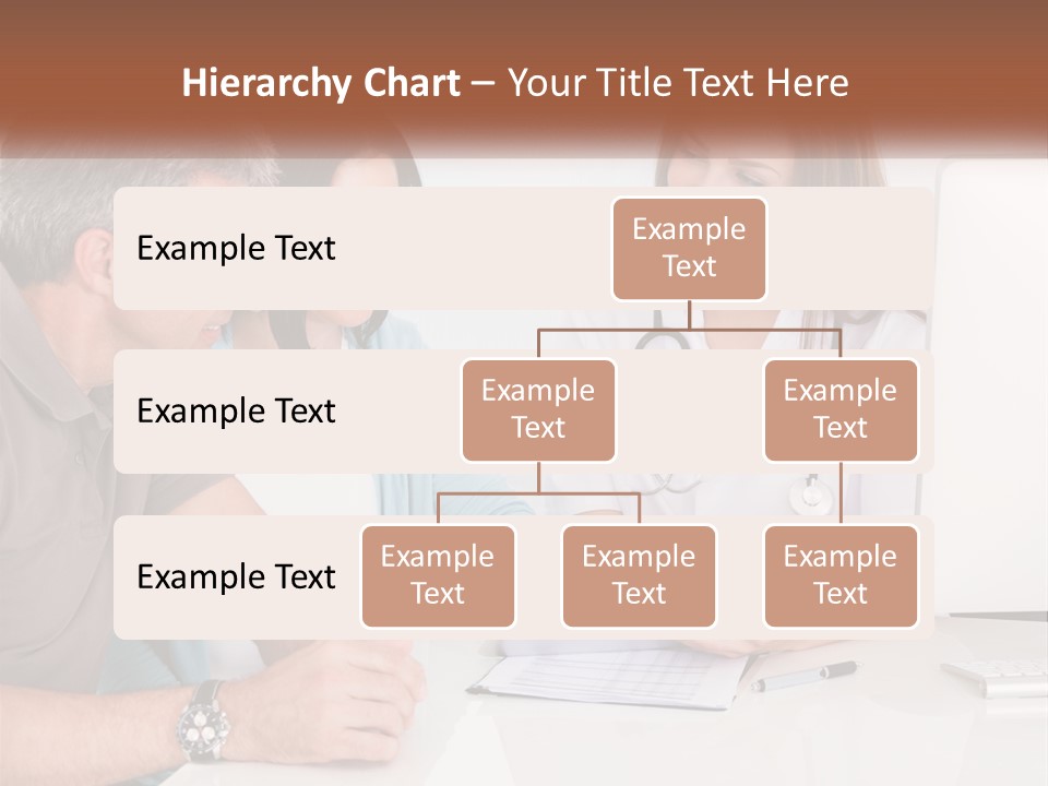 A Group Of Doctors Looking At A Computer Screen PowerPoint Template