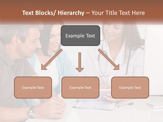 A Group Of Doctors Looking At A Computer Screen PowerPoint Template