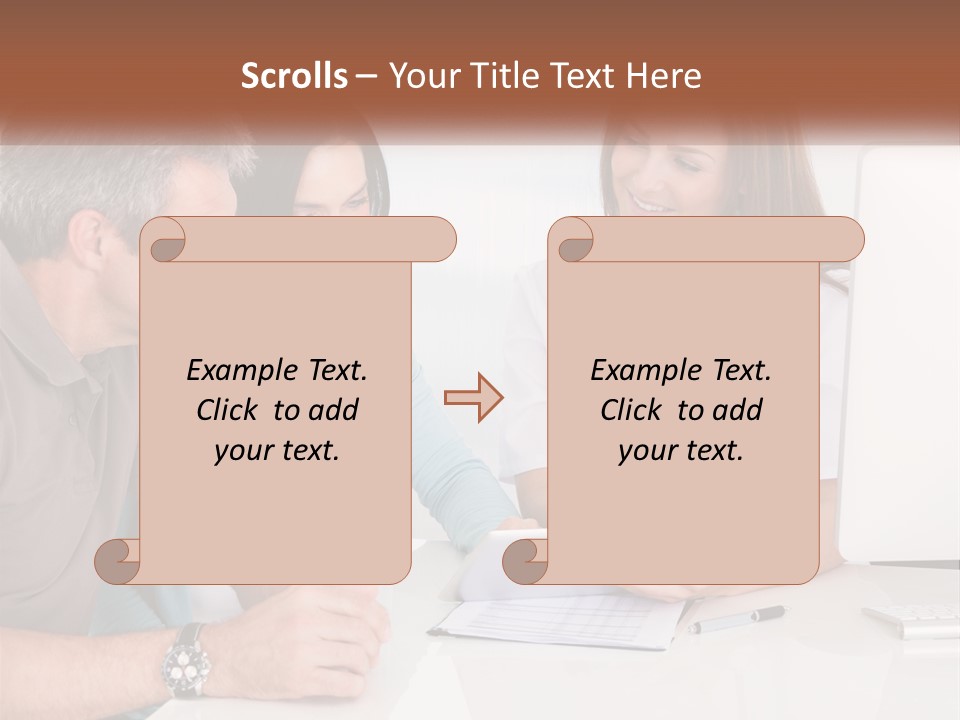 A Group Of Doctors Looking At A Computer Screen PowerPoint Template