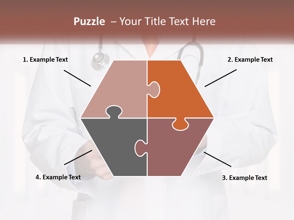 A Doctor Holding A Tablet With A Stethoscope On It PowerPoint Template