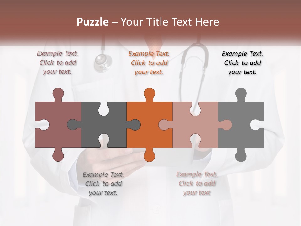 A Doctor Holding A Tablet With A Stethoscope On It PowerPoint Template