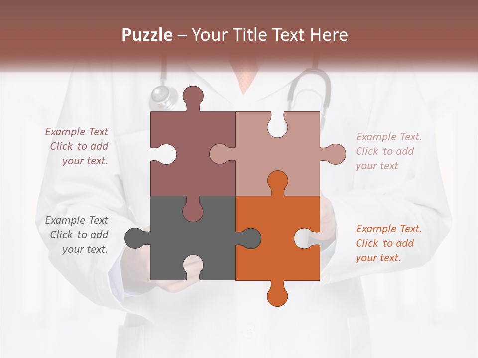 A Doctor Holding A Tablet With A Stethoscope On It PowerPoint Template