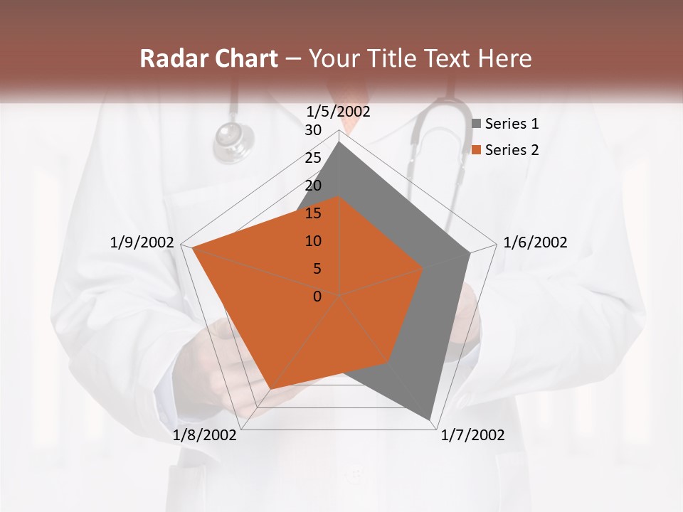 A Doctor Holding A Tablet With A Stethoscope On It PowerPoint Template