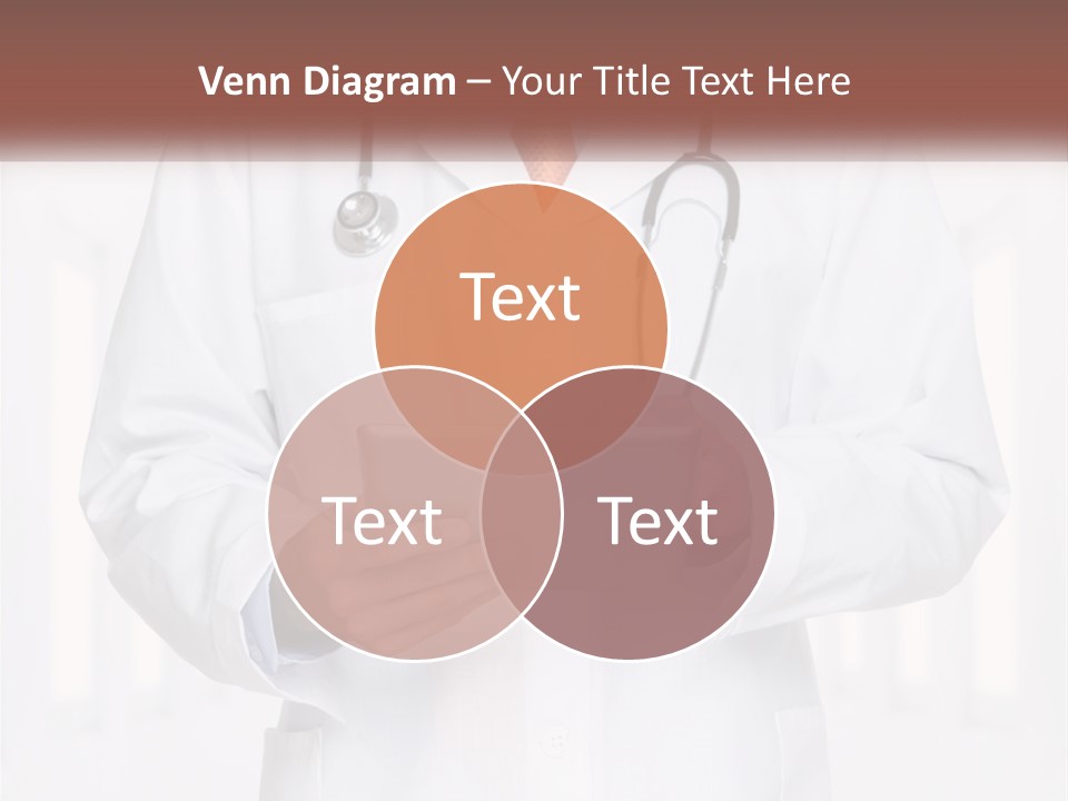 A Doctor Holding A Tablet With A Stethoscope On It PowerPoint Template