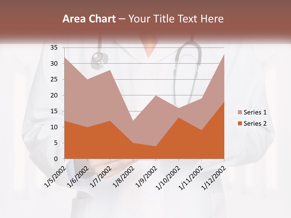 A Doctor Holding A Tablet With A Stethoscope On It PowerPoint Template
