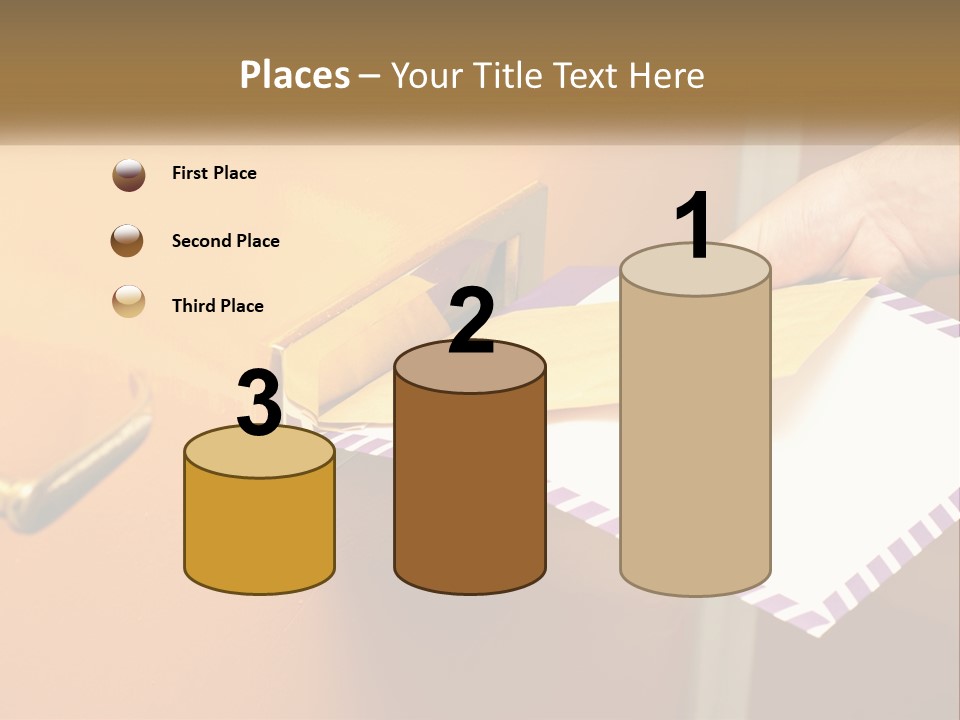 A Person Putting A Piece Of Paper In A Mailbox PowerPoint Template