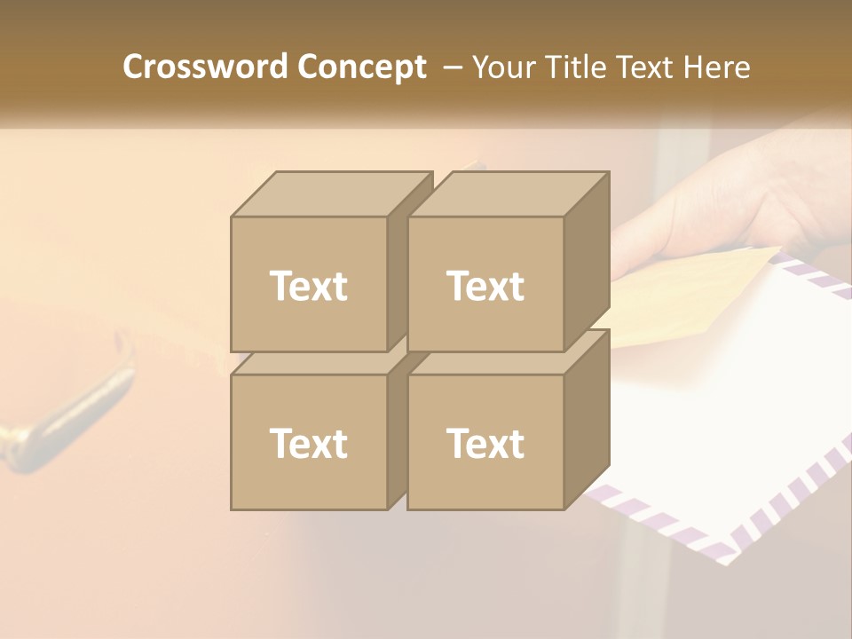 A Person Putting A Piece Of Paper In A Mailbox PowerPoint Template