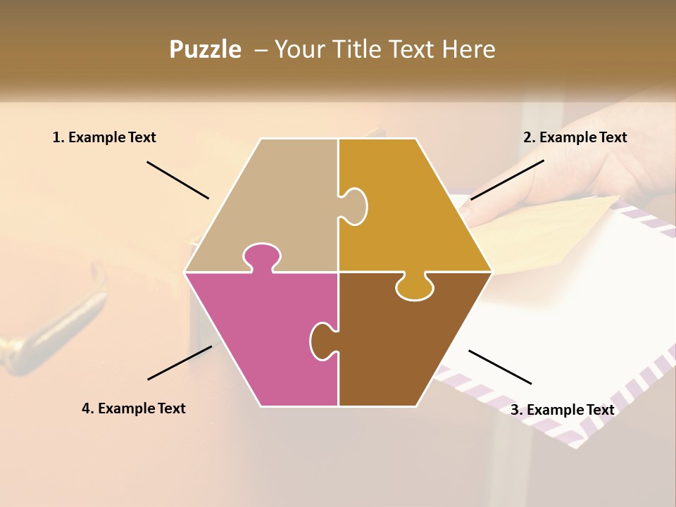 A Person Putting A Piece Of Paper In A Mailbox PowerPoint Template