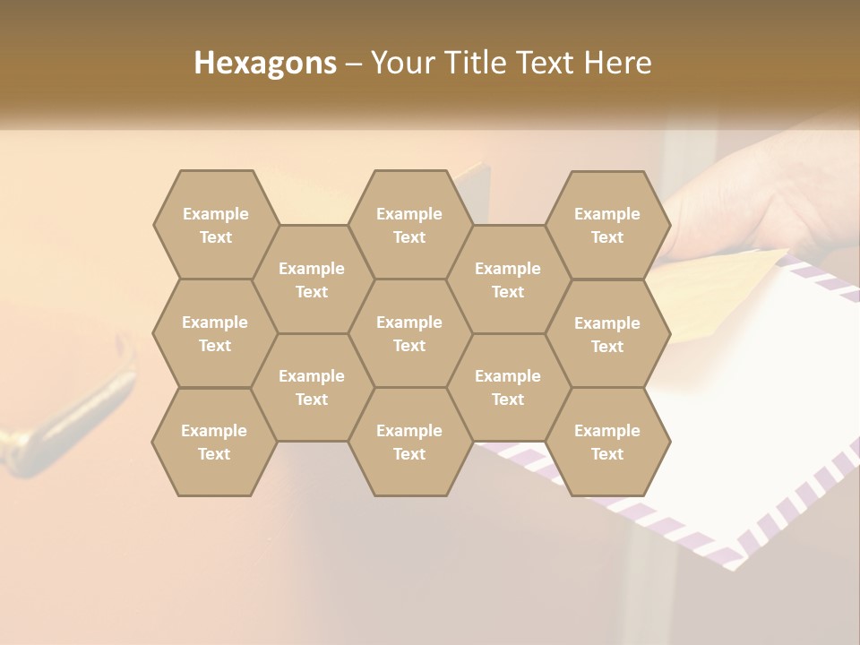 A Person Putting A Piece Of Paper In A Mailbox PowerPoint Template