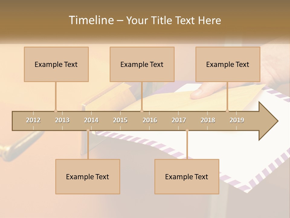 A Person Putting A Piece Of Paper In A Mailbox PowerPoint Template