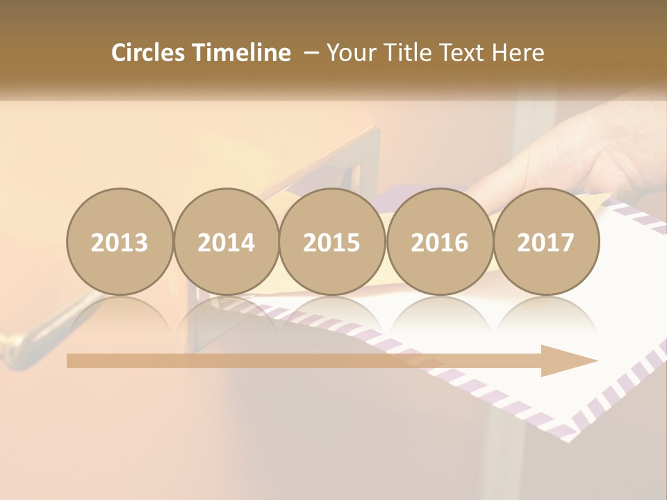 A Person Putting A Piece Of Paper In A Mailbox PowerPoint Template