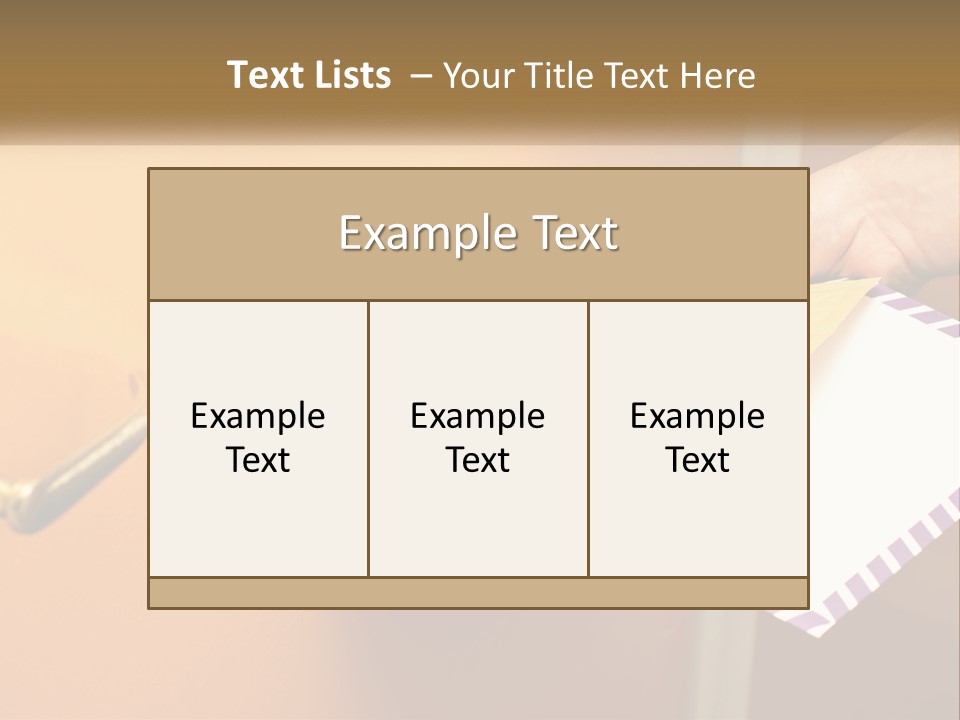 A Person Putting A Piece Of Paper In A Mailbox PowerPoint Template