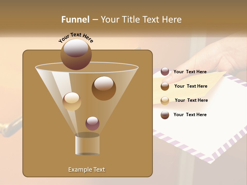 A Person Putting A Piece Of Paper In A Mailbox PowerPoint Template