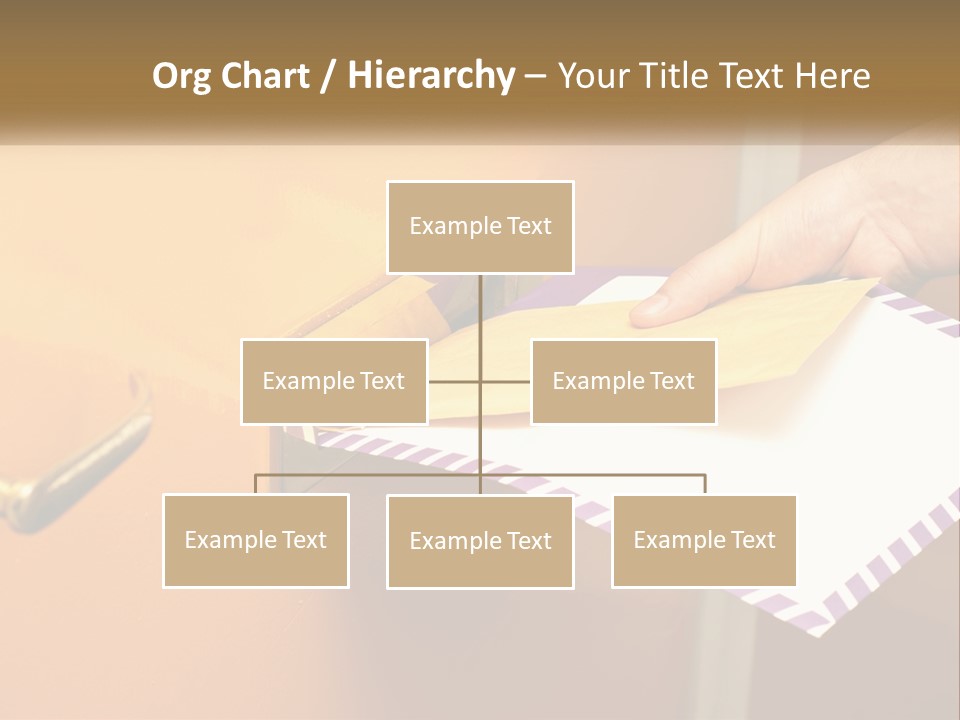 A Person Putting A Piece Of Paper In A Mailbox PowerPoint Template