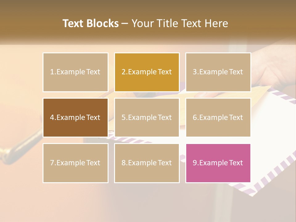 A Person Putting A Piece Of Paper In A Mailbox PowerPoint Template