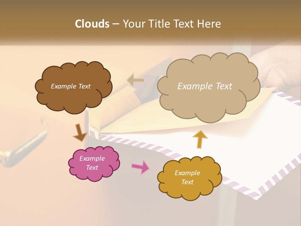 A Person Putting A Piece Of Paper In A Mailbox PowerPoint Template
