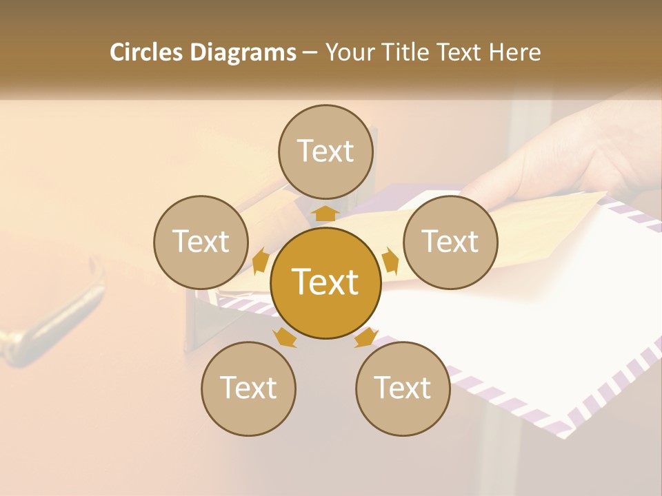 A Person Putting A Piece Of Paper In A Mailbox PowerPoint Template