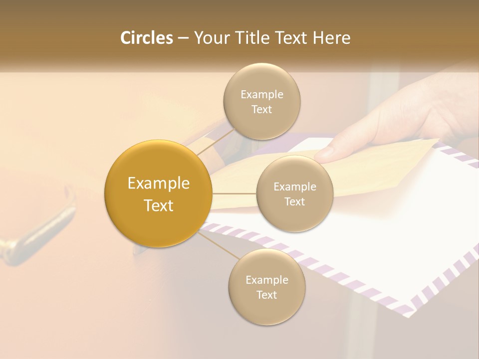 A Person Putting A Piece Of Paper In A Mailbox PowerPoint Template
