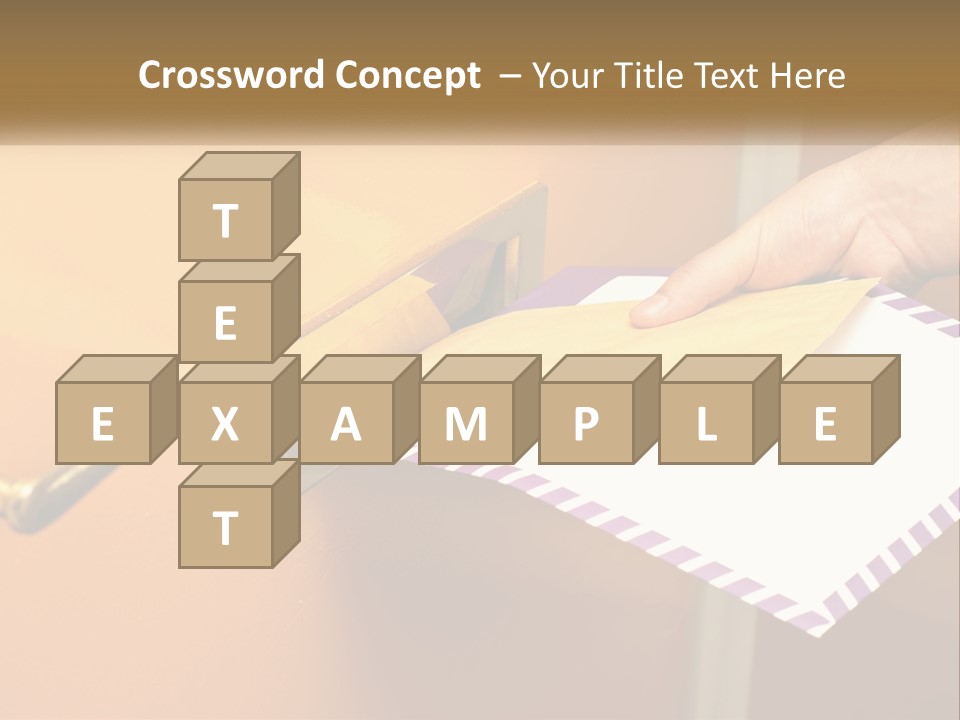 A Person Putting A Piece Of Paper In A Mailbox PowerPoint Template
