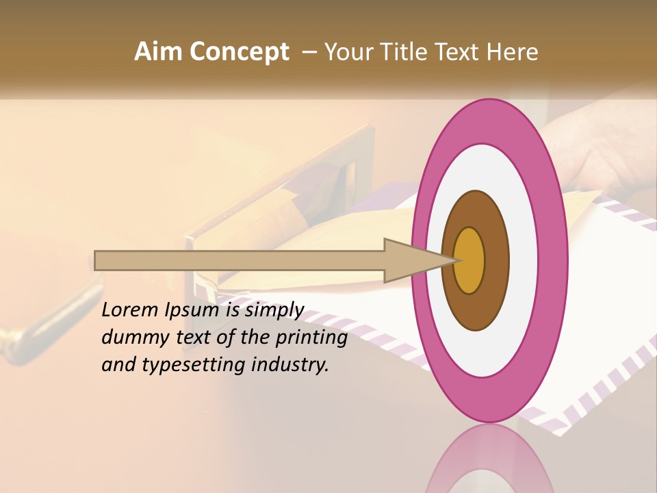 A Person Putting A Piece Of Paper In A Mailbox PowerPoint Template