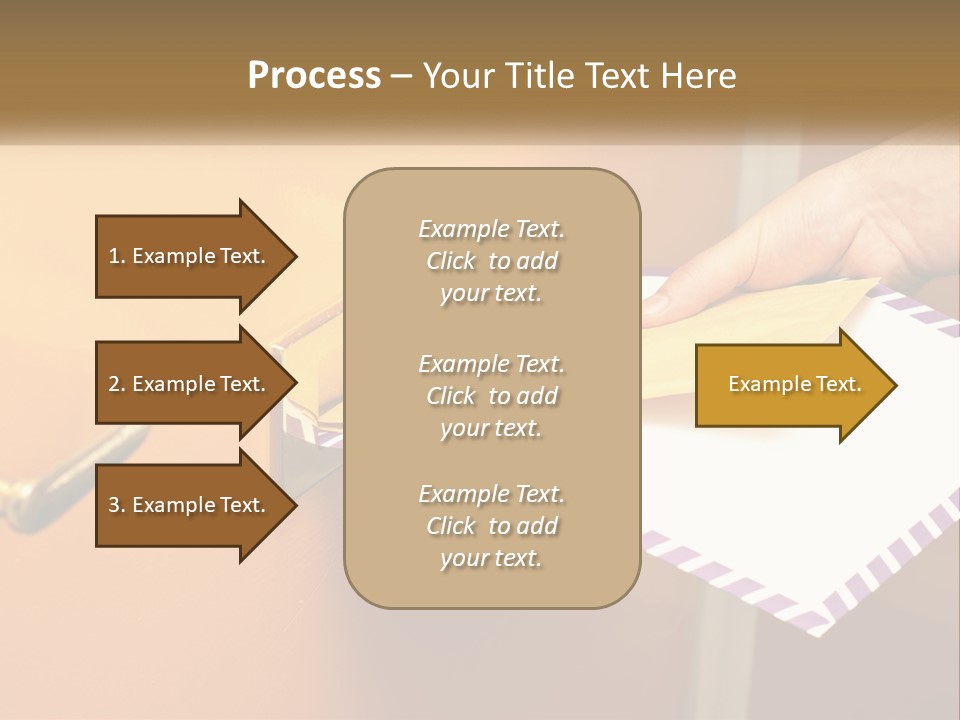 A Person Putting A Piece Of Paper In A Mailbox PowerPoint Template