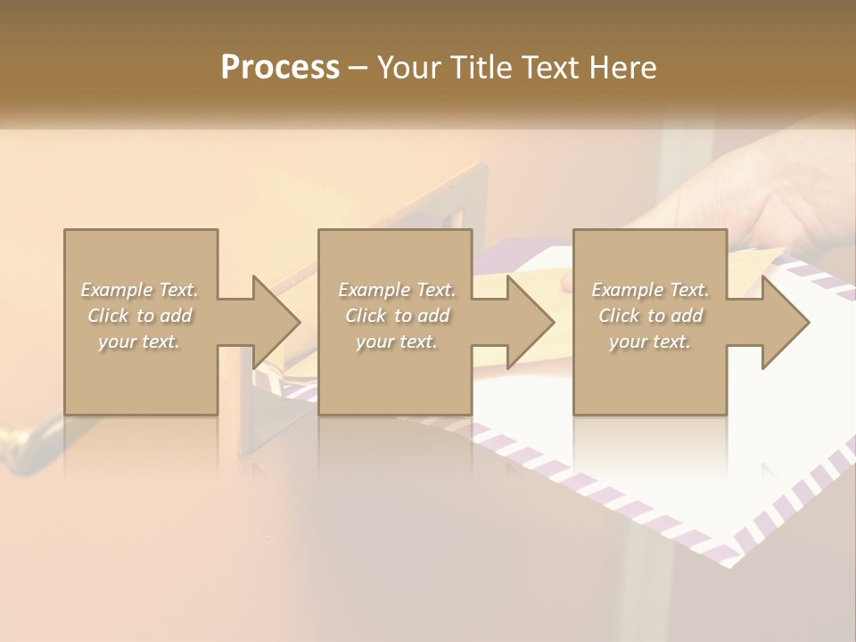 A Person Putting A Piece Of Paper In A Mailbox PowerPoint Template